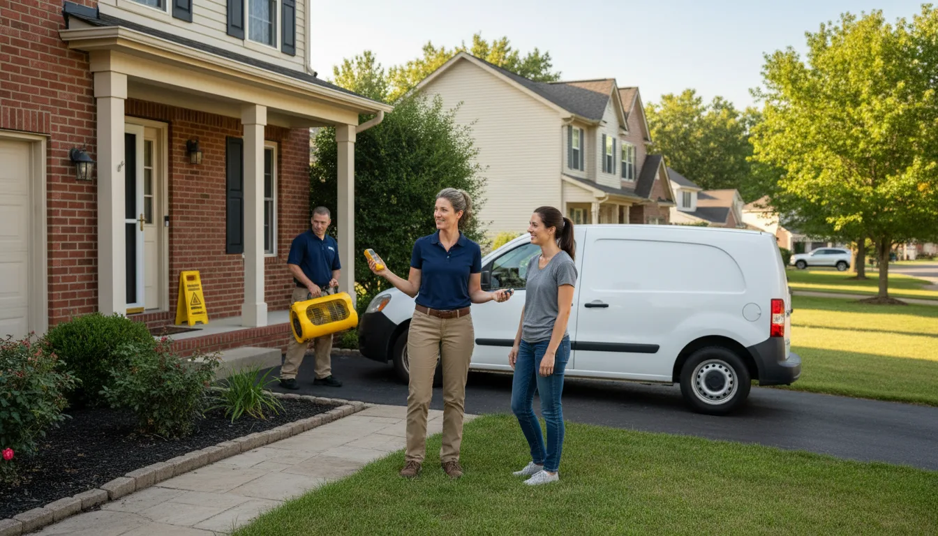 Water restoration image for Dehumidification And Cleanup Services in Summerfield, LA